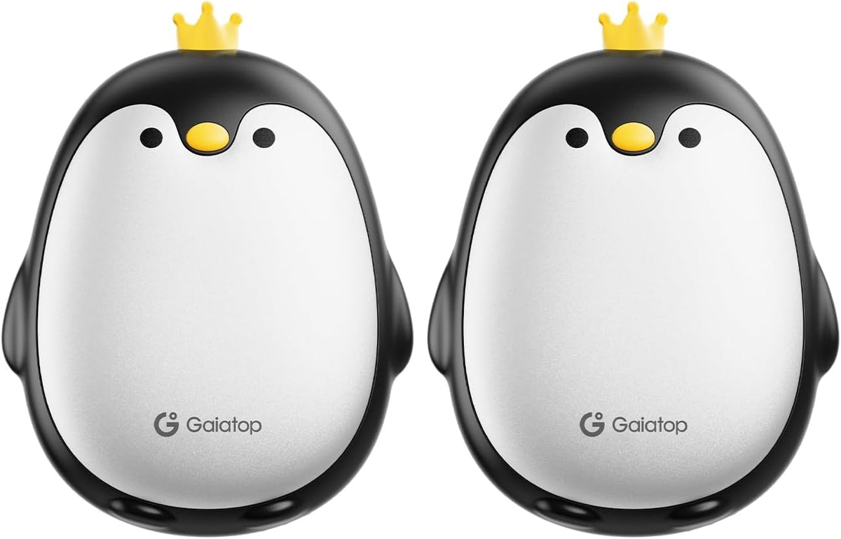 Gaiatop Magnetic Hand Warmers Rechargeable 2 Pack, Pocket Penguin
