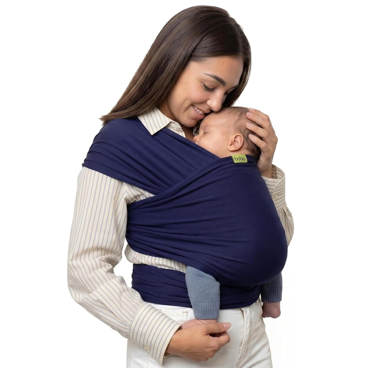 Boba Baby Wrap Carrier - Stretch Cotton Newborn Sling, Grey