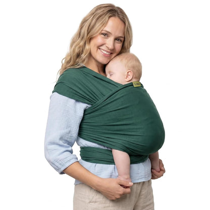 Boba Baby Wrap Carrier - Stretch Cotton Newborn Sling, Grey