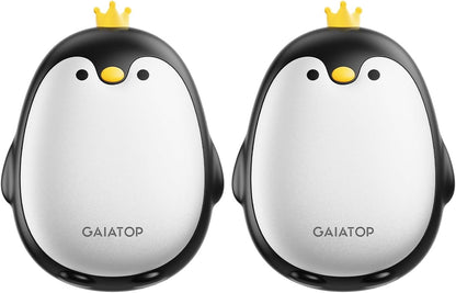 Gaiatop Magnetic Hand Warmers Rechargeable 2 Pack, Pocket Penguin