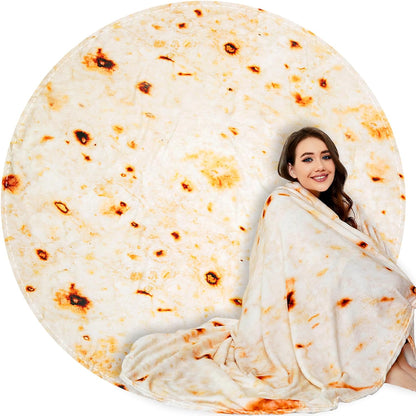 Taco Blanket Baby Tortilla Blanket Burrito Swaddle 0-9 Months