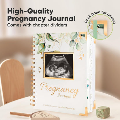 Pregnancy Journal for First Time Moms Gifts - 90 Pages Hardcover (Alpine)