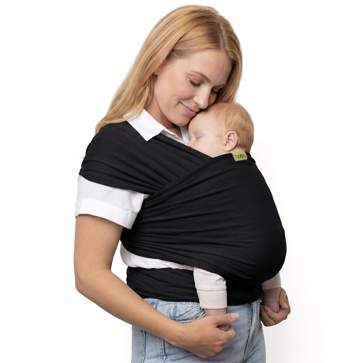 Boba Baby Wrap Carrier - Stretch Cotton Newborn Sling, Grey