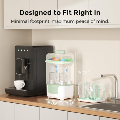 Momcozy New Modular Nesting 4 in 1 Compact Bottle Sterilizer and Dryer