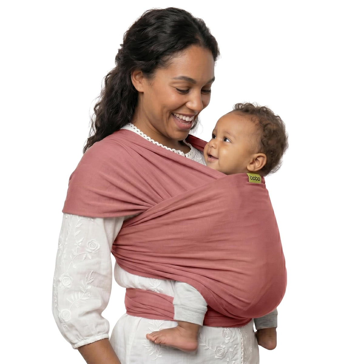 Boba Baby Wrap Carrier - Stretch Cotton Newborn Sling, Grey