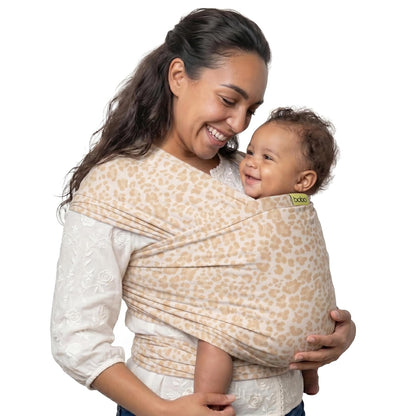Boba Baby Wrap Carrier - Stretch Cotton Newborn Sling, Grey