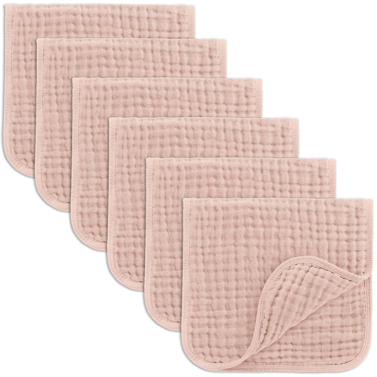 Comfy Cubs Muslin Burp Cloths 20x10" 10 Pack, Baby Burp Cloths - Multi
