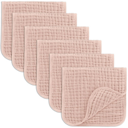 Comfy Cubs Muslin Burp Cloths 20x10" 10 Pack, Baby Burp Cloths - Multi