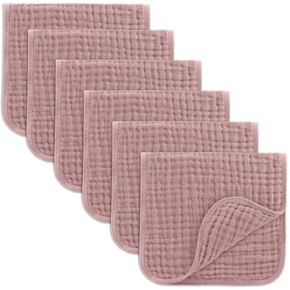 Comfy Cubs Muslin Burp Cloths 20x10" 10 Pack, Baby Burp Cloths - Multi
