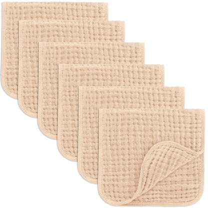 Comfy Cubs Muslin Burp Cloths 20x10" 10 Pack, Baby Burp Cloths - Multi