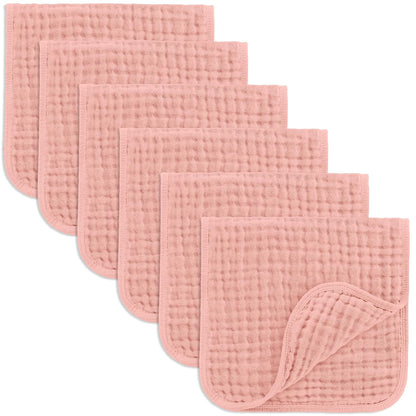 Comfy Cubs Muslin Burp Cloths 20x10" 10 Pack, Baby Burp Cloths - Multi