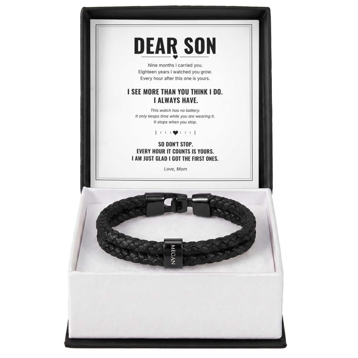 To My Son Forever Bracelet