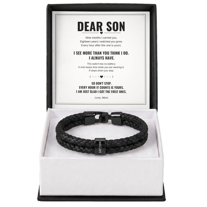 To My Son Forever Bracelet