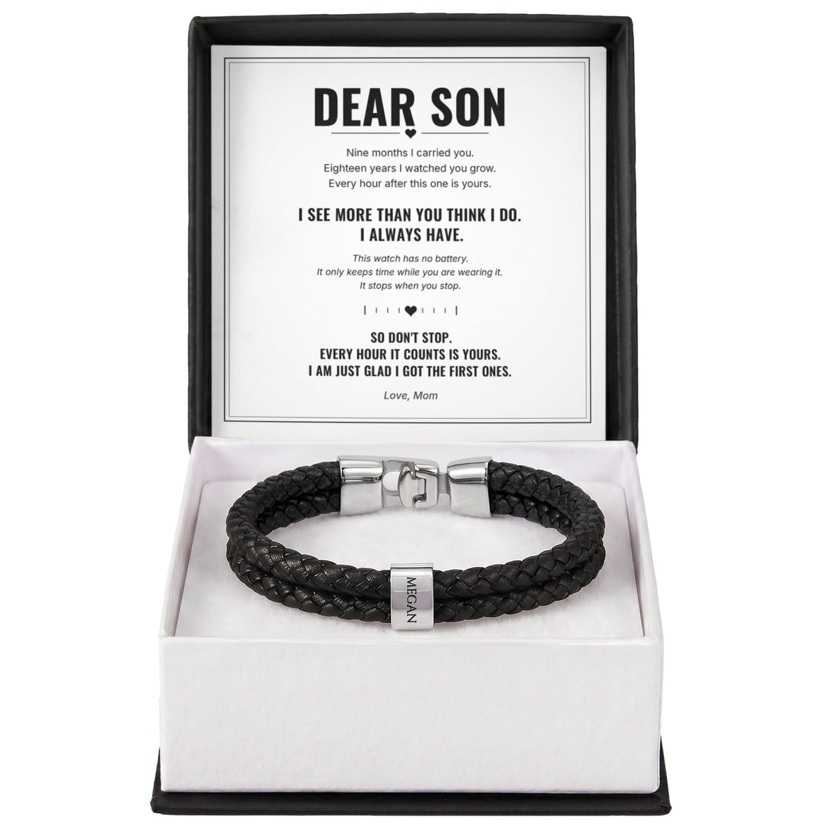 To My Son Forever Bracelet