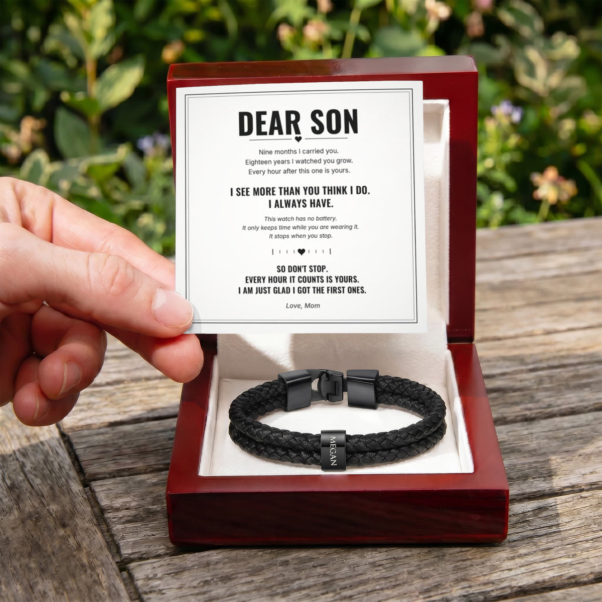 To My Son Forever Bracelet