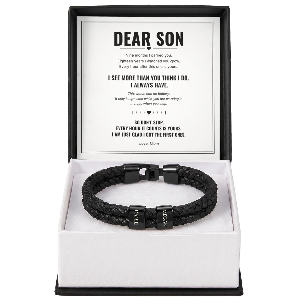 To My Son Forever Bracelet