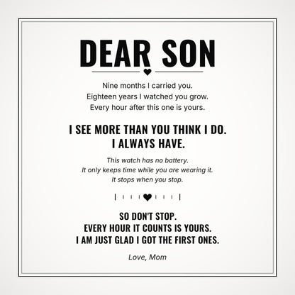 To My Son Forever Bracelet