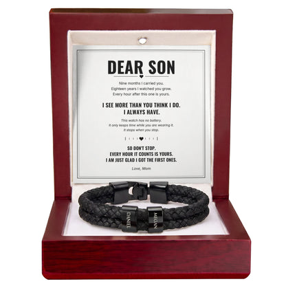 To My Son Forever Bracelet
