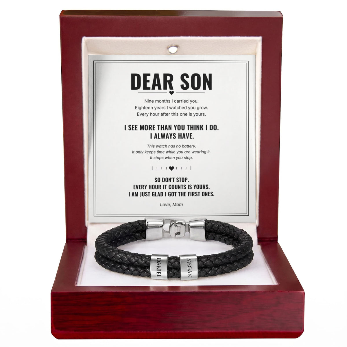 To My Son Forever Bracelet