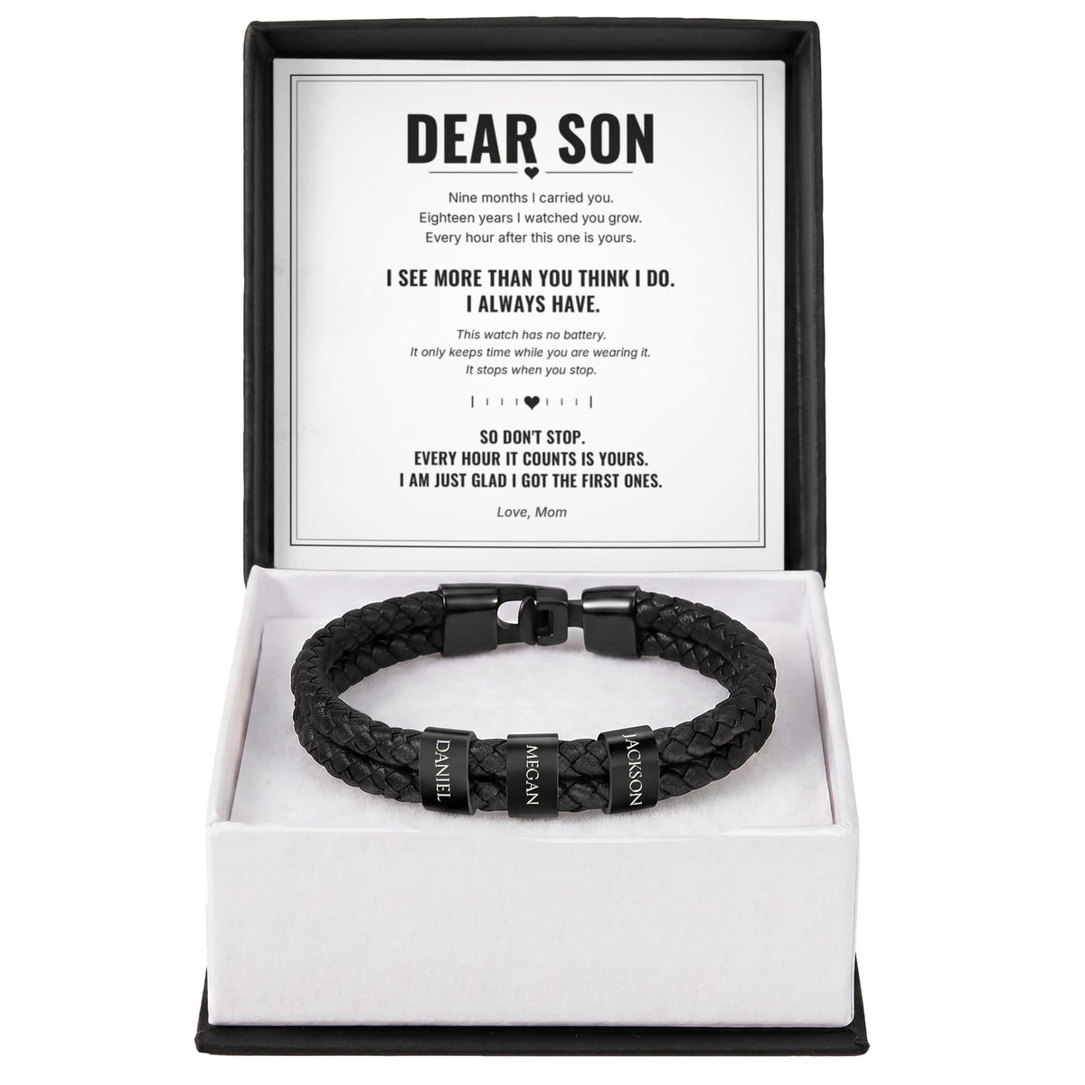 To My Son Forever Bracelet