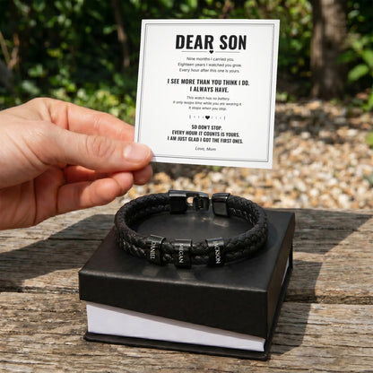 To My Son Forever Bracelet