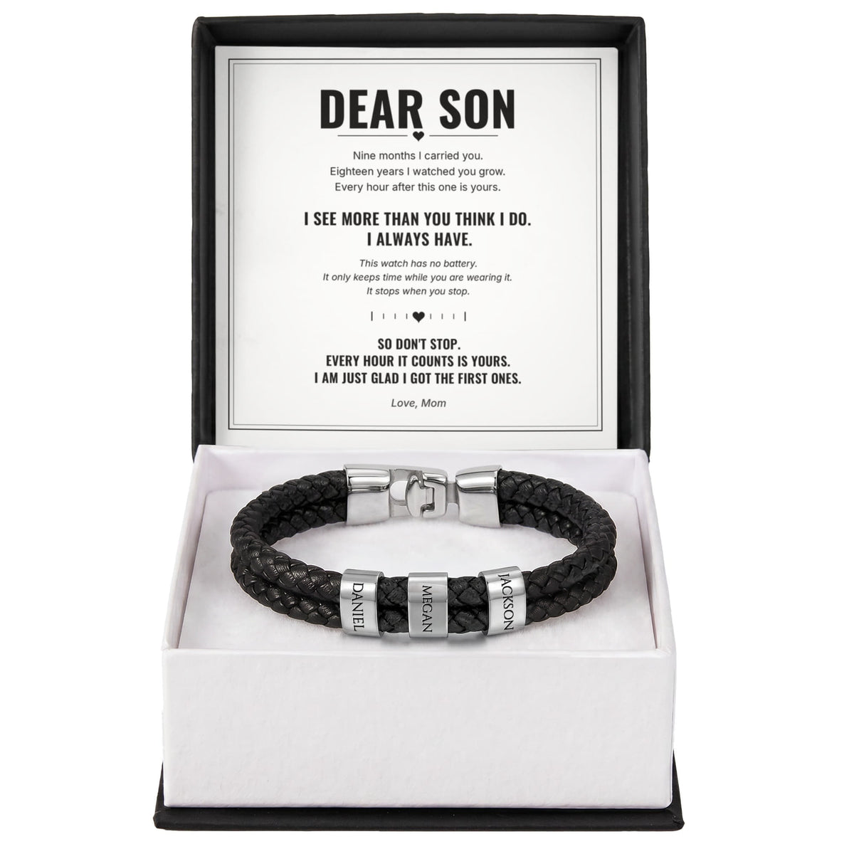 To My Son Forever Bracelet