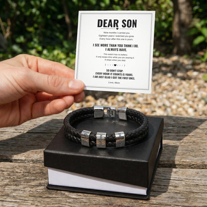 To My Son Forever Bracelet