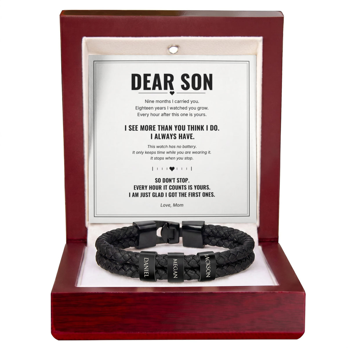 To My Son Forever Bracelet