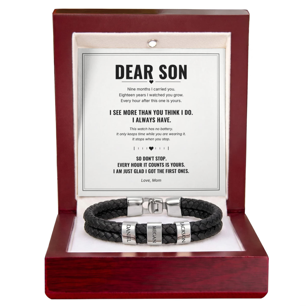 To My Son Forever Bracelet
