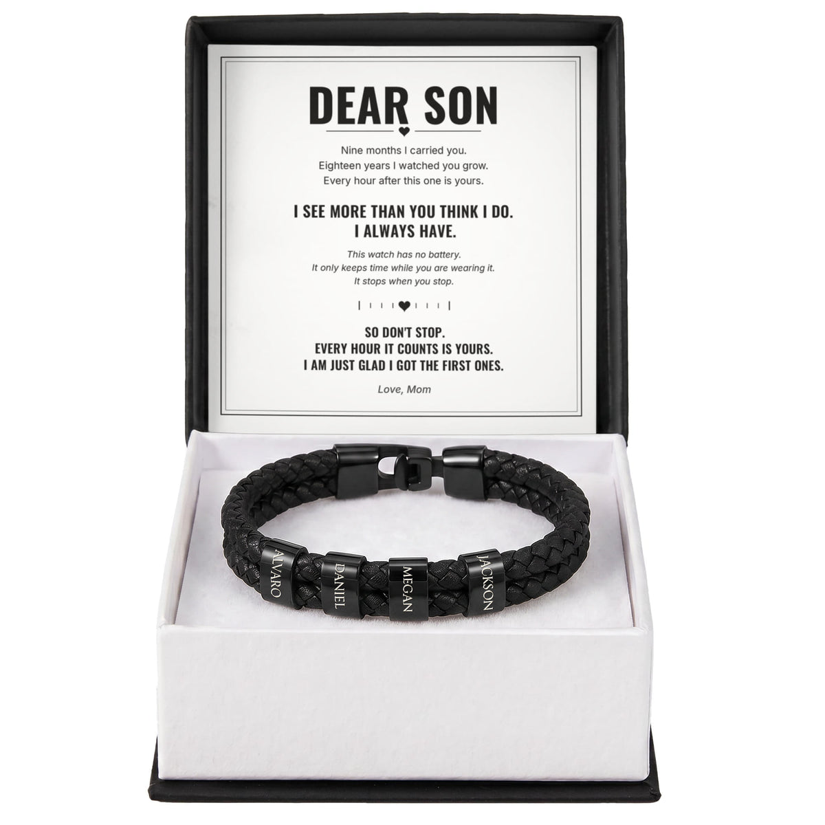 To My Son Forever Bracelet