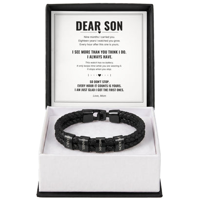 To My Son Forever Bracelet