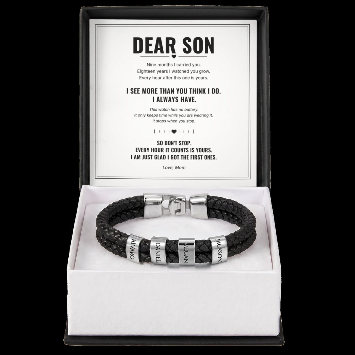 To My Son Forever Bracelet