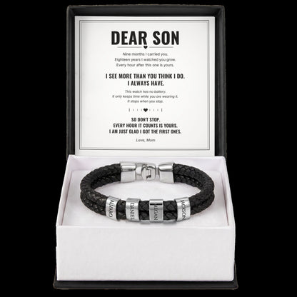 To My Son Forever Bracelet