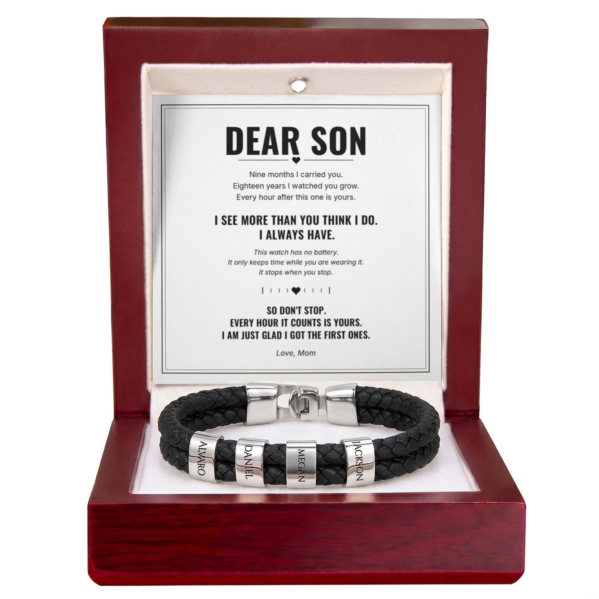 To My Son Forever Bracelet