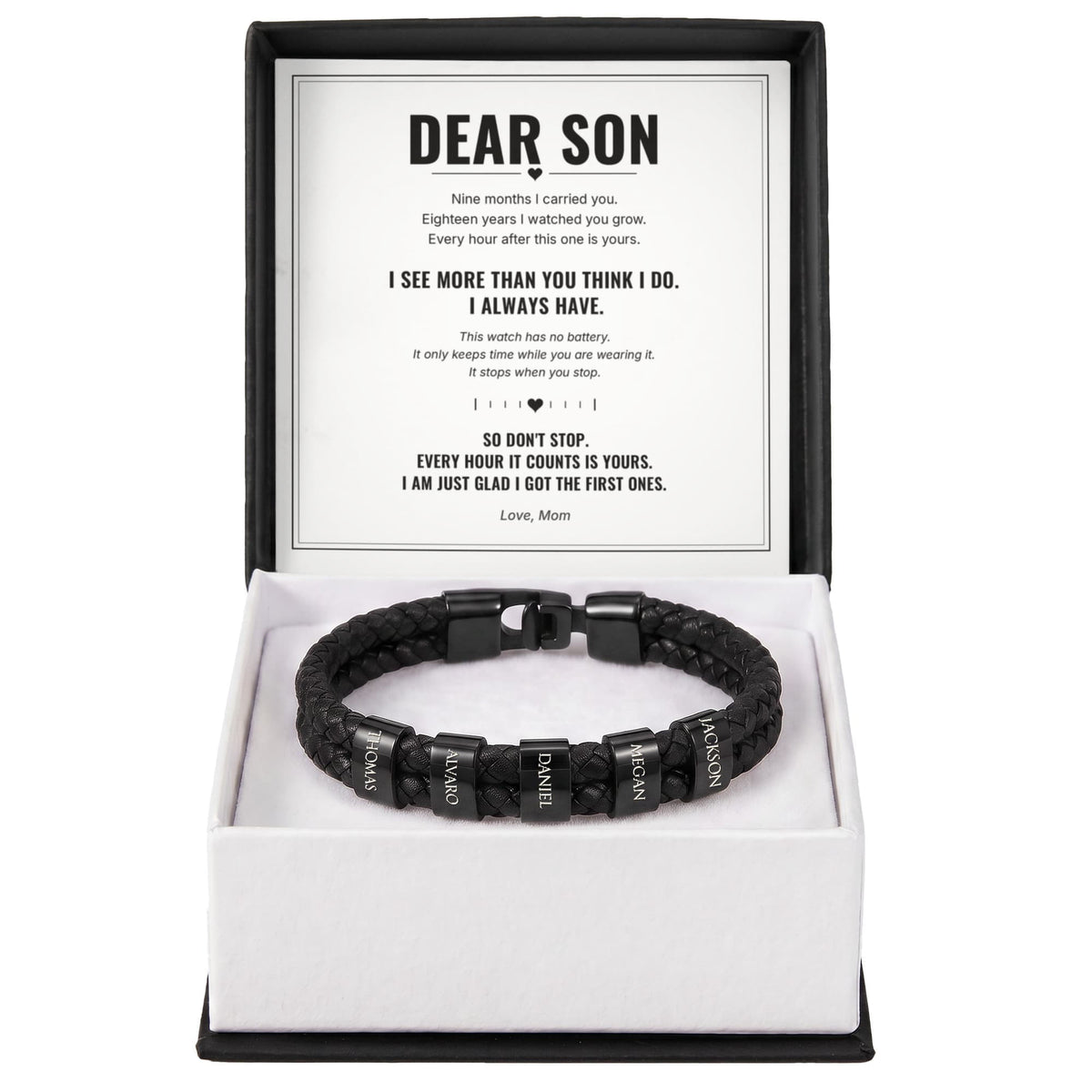 To My Son Forever Bracelet