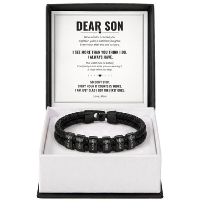 To My Son Forever Bracelet