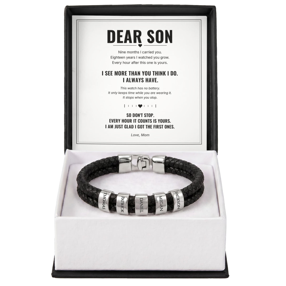 To My Son Forever Bracelet