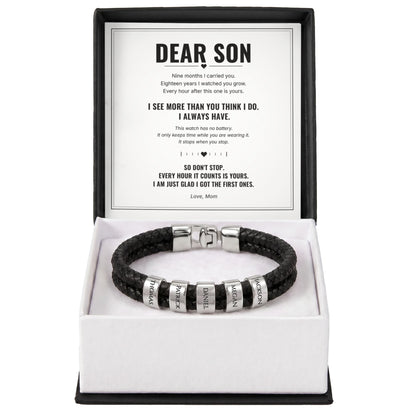 To My Son Forever Bracelet