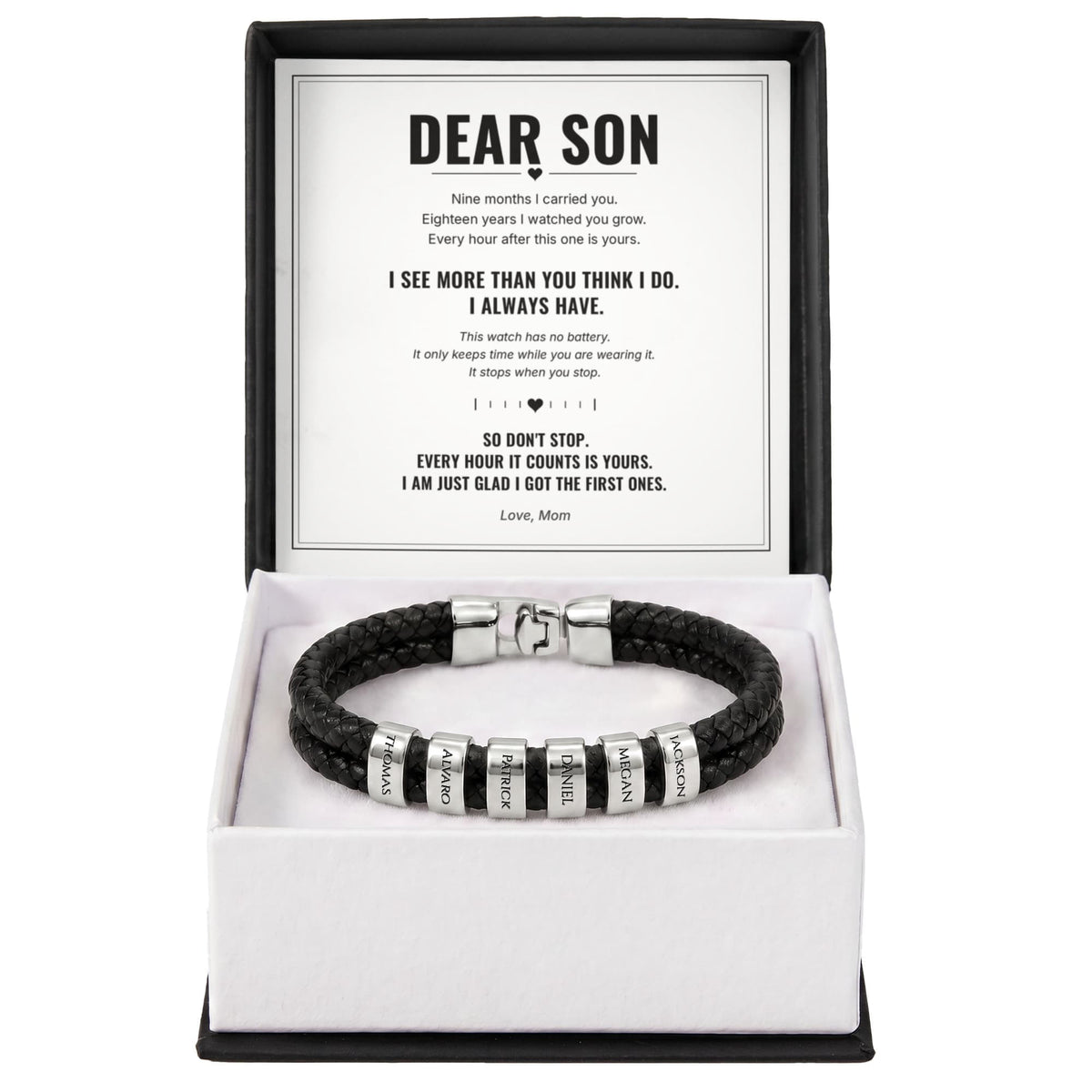 To My Son Forever Bracelet