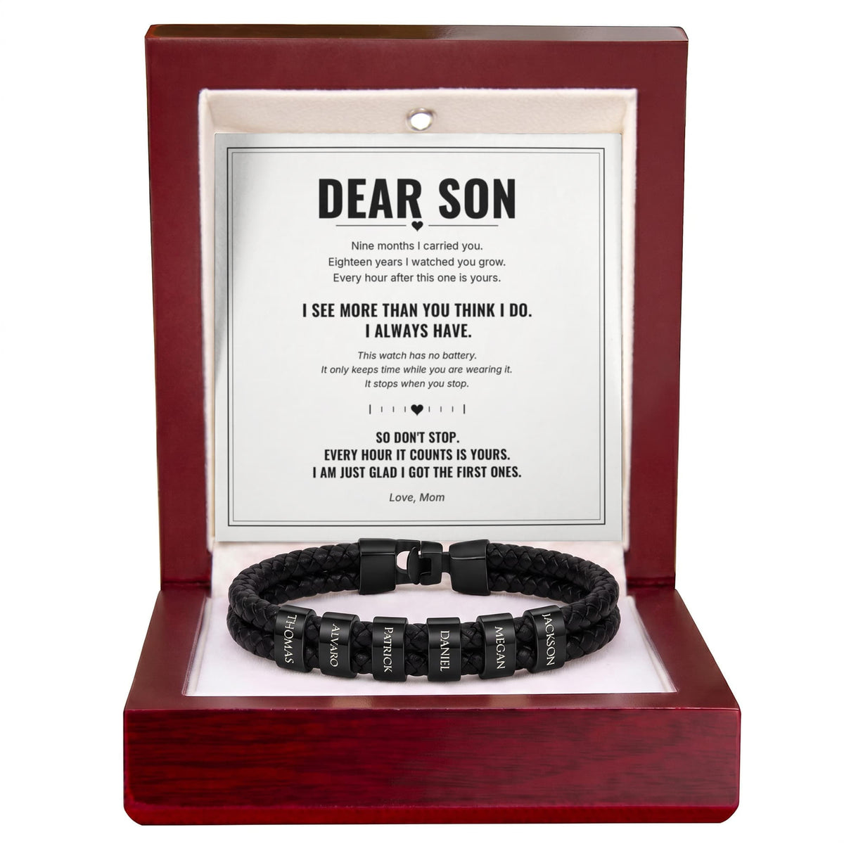 To My Son Forever Bracelet