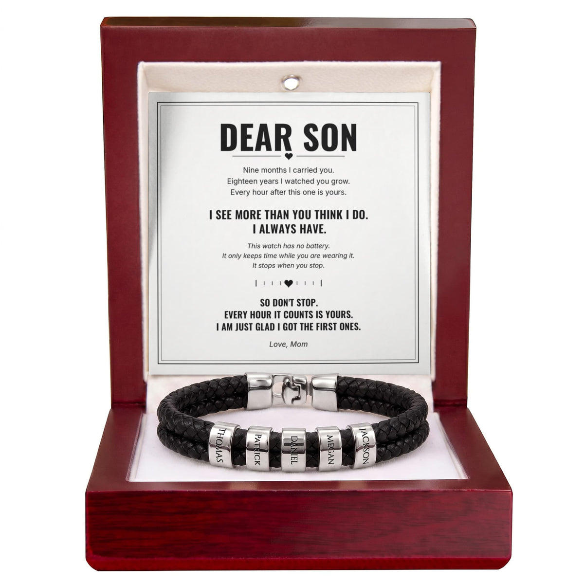 To My Son Forever Bracelet