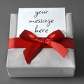 Gift wrap + your own note