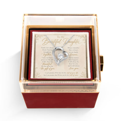To My Beautiful Daughter - "A Family Forever" Necklace