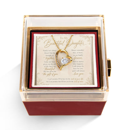 To My Beautiful Daughter - "A Family Forever" Necklace